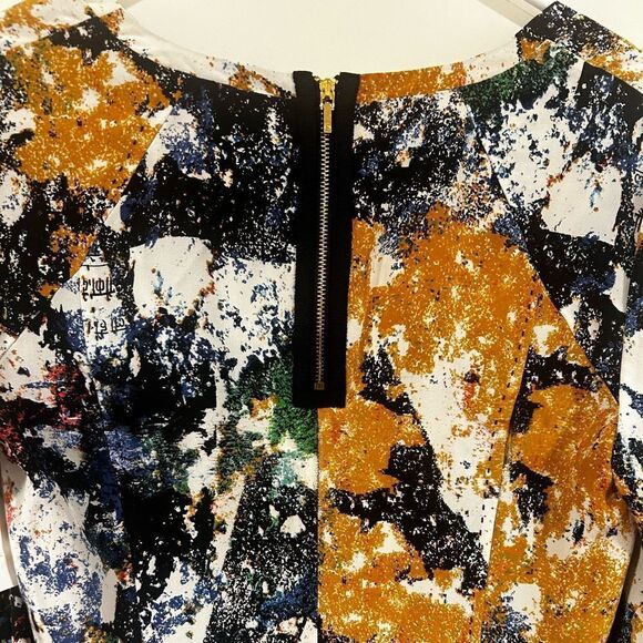 Tory Burch Womens 4 Eileen Silk de Chine Tunic Top Wally
Print Stitch Detail - Picture 6 of 8